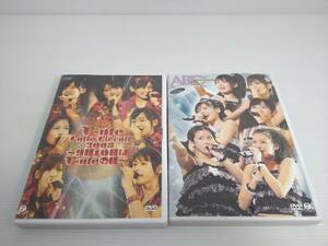 ℃-ute DVD 2枚セット　Cutie Circuit2008～9月10日は℃-uteの日～ ＆ コンサートツアー2009春～AB℃～ ※動作未確認