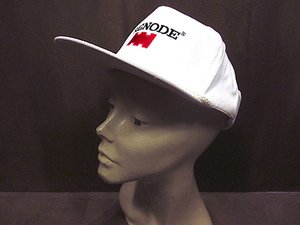 ビンテージ●SIGNODE刺繍キャップ白●230326m4-m-cp-bb帽子服飾雑貨ビンテージ雑貨