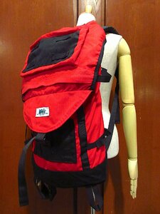 ビンテージ80'90's●REIナイロンバックパッグ赤●230302m1-bag-bp鞄リュックアウトドア雑貨