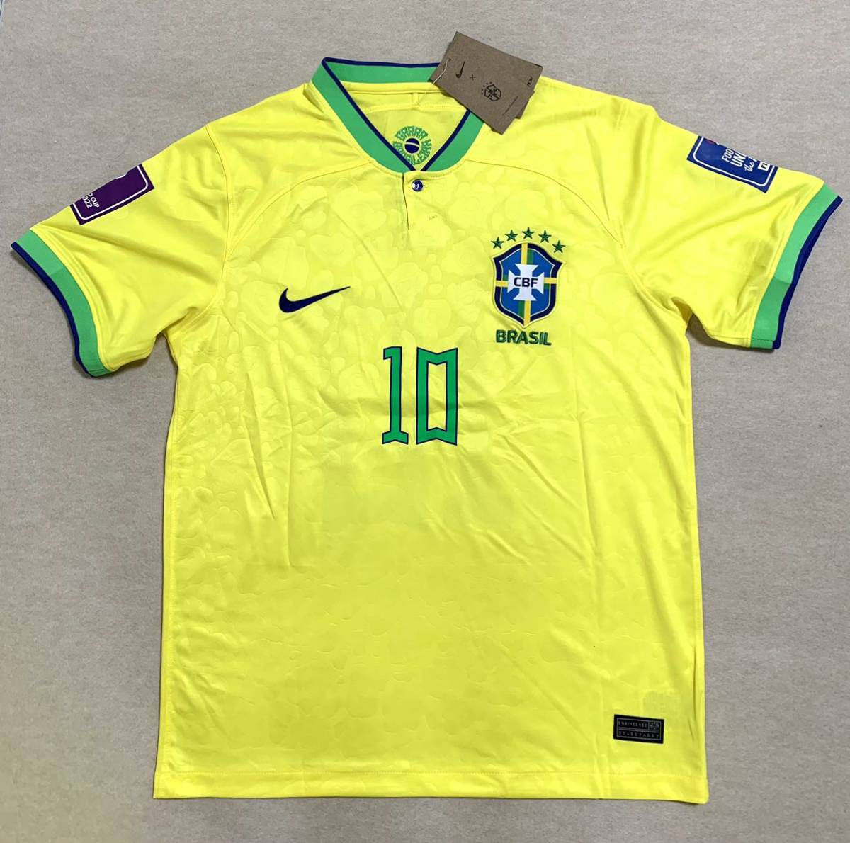 ワールドカップ2022 ブラジル代表ネイマール選手ホーム レプリカ