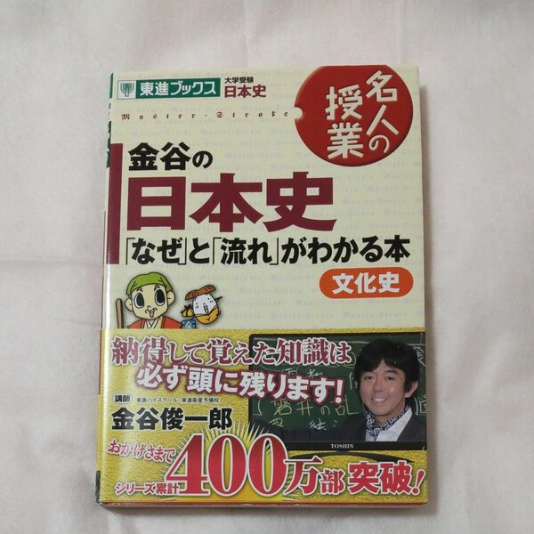 金谷の日本史「なぜ」と「流れ」がわかる本　文化史 （東進ブックス　名人の授業） 金谷俊一郎／著