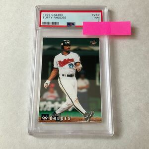 1999 Calbee Professional Baseball chip s card Osaka close iron Buffaloes tough .* rose all Star Tuffy Rhodes PSA7