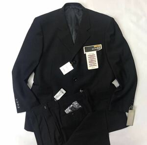 【アウトレット価格】激安カネボウスーツ　リクルートスーツ　礼服/サイズ3L/ノーベンツ 2タック　アジャスター★kaneboTEX★格調の漆黒