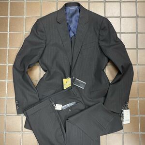  outlet price new goods / super-discount suit * men's suit 2. button suit / black black group / size M A5/ center Benz no- tuck * lustre stripe 
