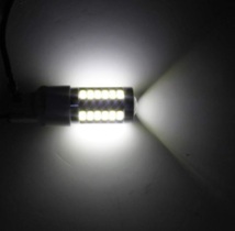 S25 1157　ピン角180度/段違い 33SMD 5730チップ ホワイト　2個セット_画像4