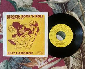 Billy Hancock With The Tennessee Rockets 1980 US Press 7inch Redskin Rock 'N Roll .. Teddyboy ロカビリー