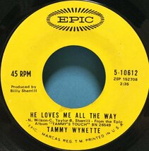 EP 洋楽 Tammy Wynette / He Loves Me All The Way 米盤_画像3