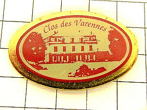 ピンバッジ・赤い建物◆フランス限定ピンズ◆レアなヴィンテージものピンバッチ