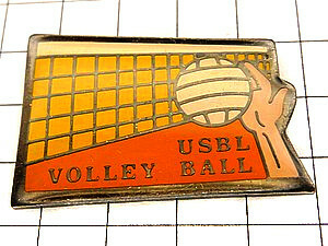  pin badge * volleyball lamp attack * France limitation pin z* rare . Vintage thing pin bachi