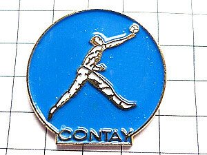  pin badge * volleyball player * France limitation pin z* rare . Vintage thing pin bachi