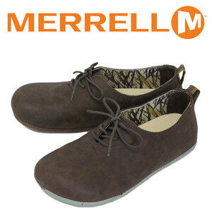 MERRELL (メレル) J20557 Mootopia Lace ムートピア レース レザーシューズ Bronte Brown MRL031 約25.5cm