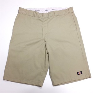 Dickies ディッキーズ 5ポケット ワークショートパンツ Relaxed Fit メンズW40 カーキベージュ ハーフパンツ pt-1219