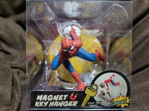 *MARVEL*MAGNET KEY HANGER SPIDER-MANma- bell magnet key hanger Spider-Man new goods unopened goods powerful magnet type withstand load approximately 90g