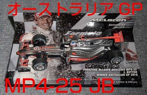 オーストラリアGP優勝 1/43 マクラーレン メルセデス MP4-25 バトン 2010 McLaren MERCEDES