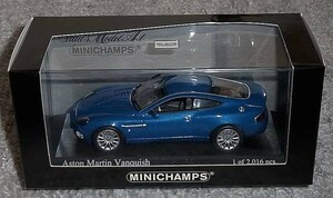 1/43 アストンマーチン V12 ヴァンキッシュ ブルメタ ASTONMARTIN VANQUISH 2002