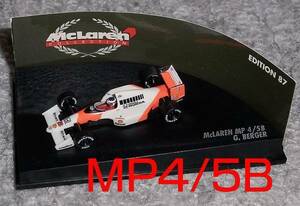 1/87 マクラーレン ホンダ MP4/５B ベルガー 1990 HONDA V10 McLaren HONDA