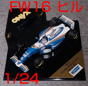 ゆうパック送料込 5017 ONYX 1/24 ウイリアムズ ルノー FW16 ヒル 1994 WILLIAMS RENAULT