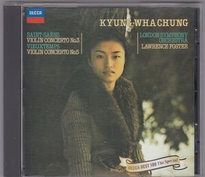 ★CD DECCA サン=サーンス:ヴァイオリン協奏曲第3番.第5番 *チョン・キョンファ(CHUNG KYUNG WHA)