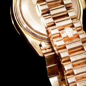 【1スタ】【売切】ROLEX ロレックス DAY-DATE デイデイト 金無垢 18K 18金 ダイヤ メンズ腕時計 自動巻き 正規品 K18 の画像5
