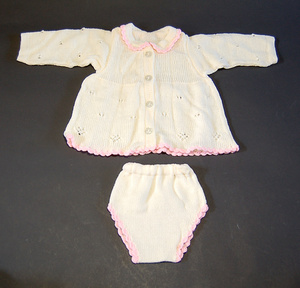 [ selling out ] Short baby dress baby doll / teddy bear / retro soft toy . doll dress doll for knitted clothes set FU