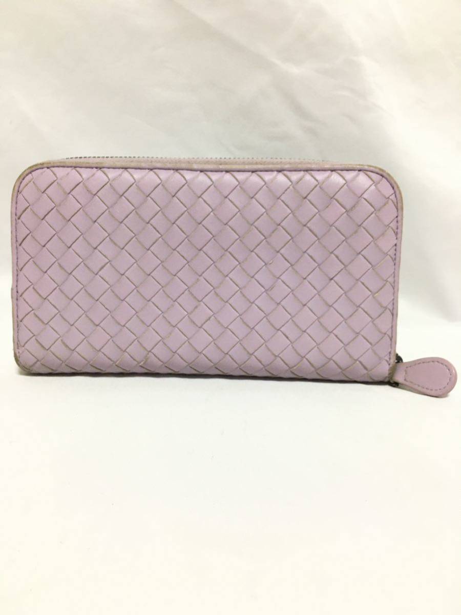 未使用品 BOTTEGA VENETA ラウンドファスナー長財布 バタフライ