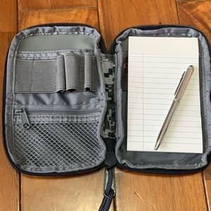 沖縄 米軍放出品 Code Alpha Tactical Gear Walking Wallet with Pad and Pen メモ帳 ノート ペン (管理番号E36)