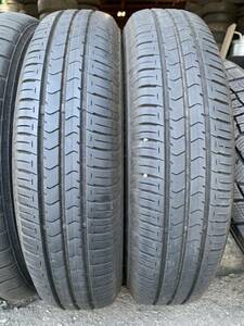 バリ溝　夏タイヤ2本　ブリヂストン エコピア　NH100C 145/80R13