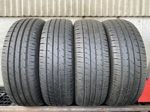 L1726　☆深溝ラジアル☆美品☆送料無料 DUNLOP ダンロップエナセーブ RV504　215/65R16 98H　4本価格　2018年製