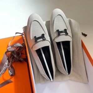 エルメス HERMES モカシン《パリ》ローファー 37