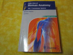 医学洋書　カラーアトラス　Locomotor System (Color Atlas of Human Anatomy, 1)　運動器