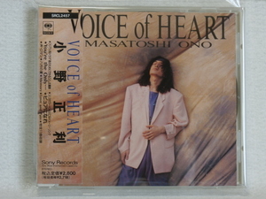 小野正利　/　VOICE of HEART　　　帯付　　　国内正規セル版