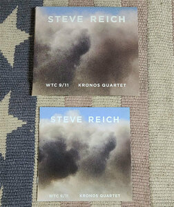 CD　Wtc 911　スティーヴ・ライヒ　Steve Reich　CD+DVD　2枚組　紙ジャケット　ブックレット付　ディスク良好　割引特典あり