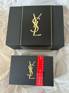 YSL イヴ サンローラン ショッパー ギフトボックス ブラック 空箱　2個