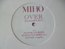 新品 Miho / Over Feat,Boy-Ken ■ 限定アナログ盤 降谷建志 KJ Steady & Co._画像3