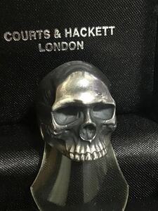 Courts and Hackett Death Head Skull Ring コーツ・アンド・ハケット デスヘッド リング 15号 SV925 ☆ Hyde スカル 指輪