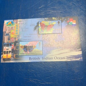イギリス領インド洋諸島『香港国際切手展2001』小型シート1種揃　2001年　切手未使用
