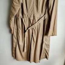 802◆60s ショップコート size48 ライトブラウン 茶系 ベージュ ヘリンボーン RN1928 コットン100 vintage USED 中古_画像6