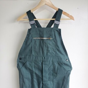 869*LE MINEUR euro Work overall size42 44 84 88 deep green green Work wear used USED