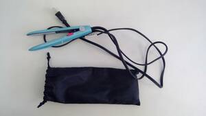  electrification verification settled [TESCOM] Tescom hair iron light blue pouch attaching 