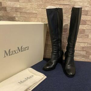  с коробкой Max Mara Max Mara сапоги обувь черный 