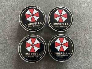 ★UMBRELLA★T341★ ホイールセンターキャップ ハブキャップカバー 車用 4個セット 外径60mm