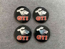 ★フォルクスワーゲン GTI★208★ホイールセンターキャップシール ハブキャップシール 車用 4枚セット 直径56mm_画像1