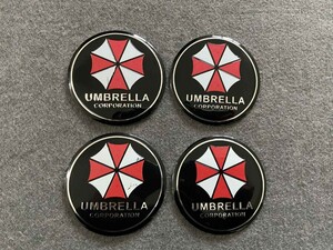 ★UMBRELLA★341★ホイールセンターキャップシール ハブキャップシール 車用 4枚セット 直径56mm