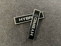 ★HYBRID★38★ ステッカー エンブレム デカール プレート スクラッチを隠す シール装飾 バッジステッカー 2枚セット_画像4