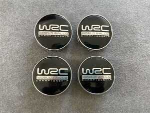 ★WRC WORLD RALLY★T3★ ホイールセンターキャップ ハブキャップカバー 車用 4個セット 外径60mm