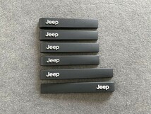 ★ジープ JEEP★17★6個セット エッジプロテクター　ステッカードア エッジガード ドアガード 保護 傷 凹み 車 傷防止クッションカバー_画像1