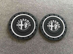 * Alpha Romeo ALFA ROMEO*16* drink holder Coaster 2 piece set diameter 70mmsi Ricoh n made cup pad 