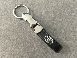 ★トヨタ TOYOTA★キーホルダー オシャレ 高級感 キーリング レザー　メンズ レディース兼用　ロゴマーク アクセサリーひょうの頭