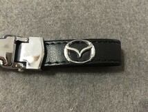 ★マツダ MAZDA★キーホルダー オシャレ 高級感 キーリング レザー　メンズ レディース兼用　ロゴマーク アクセサリーひょうの頭_画像3