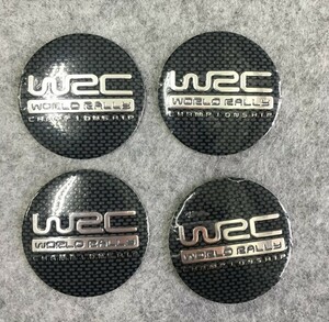 ★WRC WORLD RALLY★04★ホイールセンターキャップシール ハブキャップシール 車用 4枚セット 直径56mm